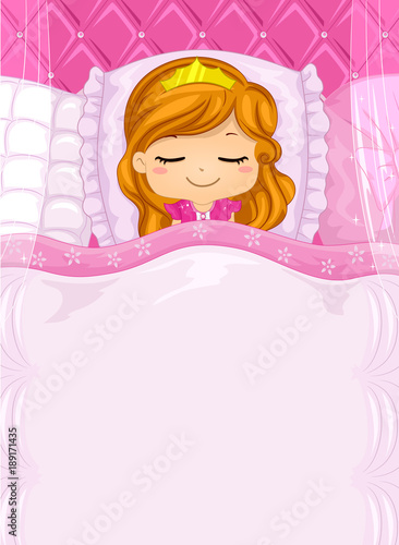 Kid Girl Princess Sleep Bed...