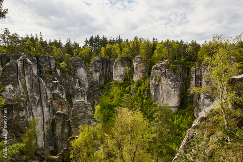 sandstone rocks - Prachovske skaly (Prachov Rocks)