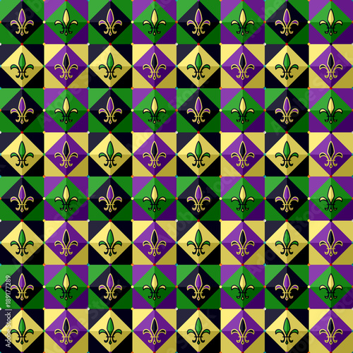 Mardi Gras pattern