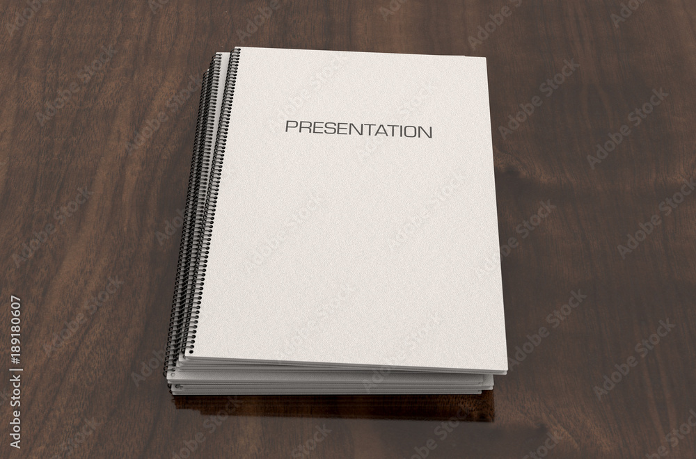 Bound Presentation Booklet Pile Bound Presentation Booklet Pile
