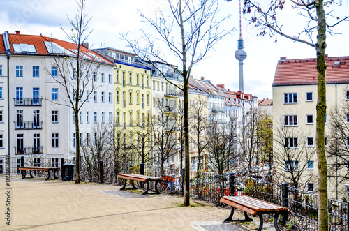 Quadro em tela Berlin real estate panorama