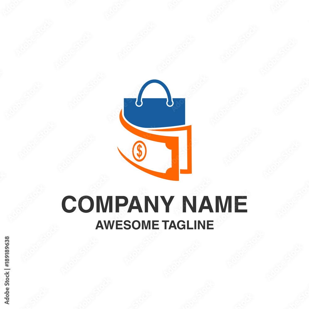money shopping logo money shopping logo