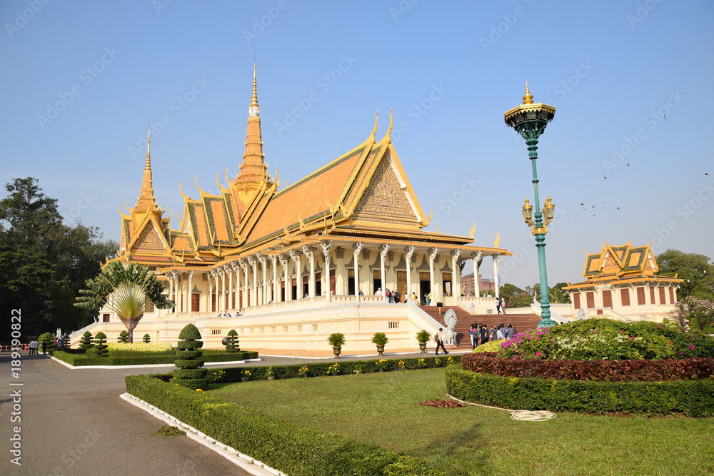 Naklejka premium Royal Palace, Phnom Penh, Cambodia