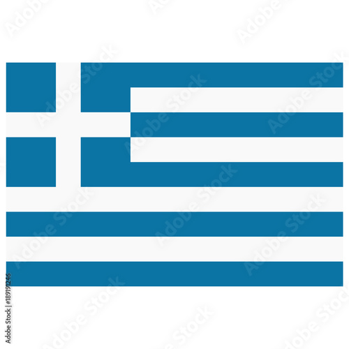 Greece flag vector