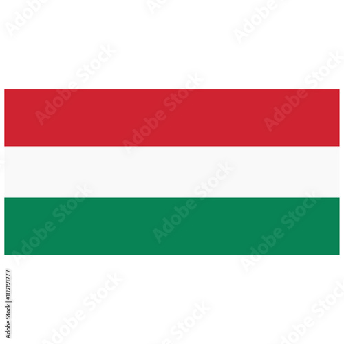 Hungary flag vector