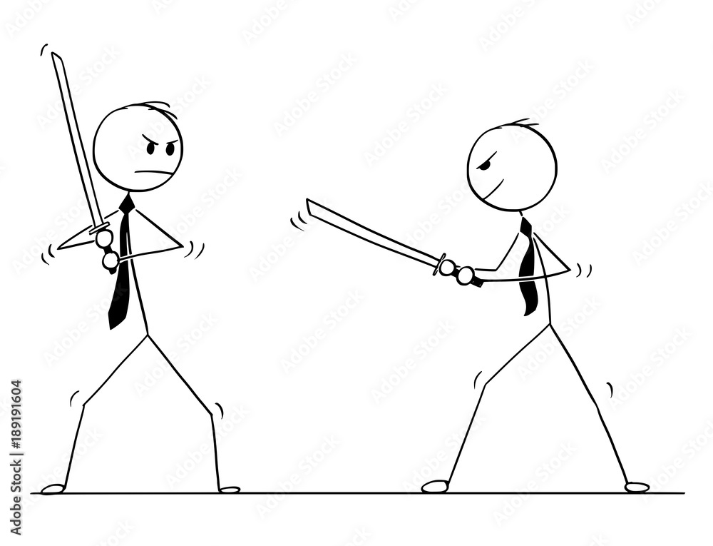 Fight Draw Stickman Vector Images (over 190)