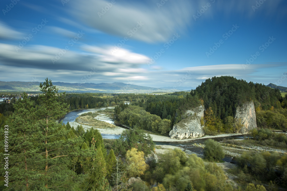 Obraz premium Przełom Białki - Pieniny