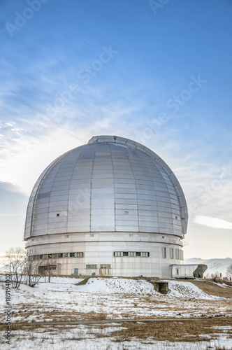 Special astrophysical observatory of Russian Academy of sciences located in mountain area