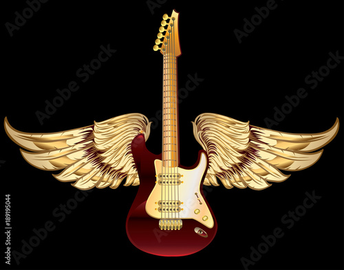 Winged guitar