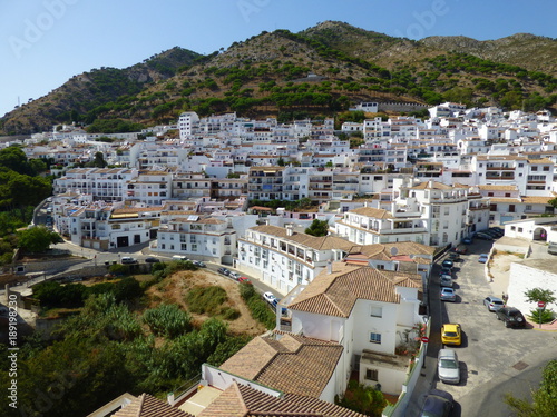 Mijas, pueblo andaluz de la provincia de Málaga (Andalucia, España) en la Costa del Sol