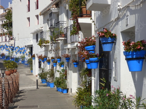 Fotografía Mijas, pueblo andaluz de la provincia de Málaga (Andalucia, España) en la Costa