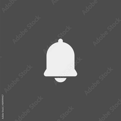 Bell flat vector icon