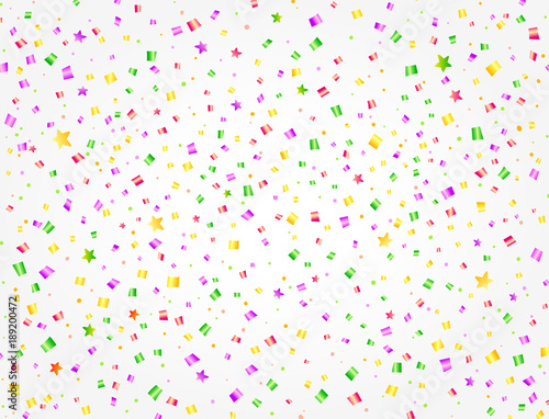 Carnival background with texture of colorful confetti