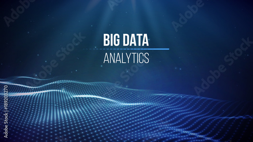 Big data visualization. Background 3d .Big data connection background. Cyber technology Ai tech wire network futuristic wireframe data visualisation. Vector illustration . Artificial intelligence .