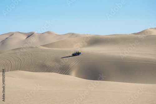 Huacachina dune buggy in Ica  Peru.