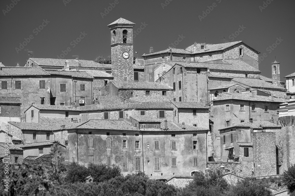 Panoramic view of Lugnano in Teverina (Umbria, Italy)