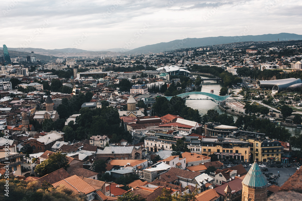 View of Tbilisi the Capital of Georgia.