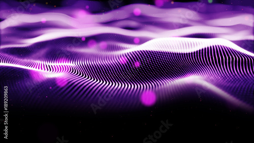 Vector abstract futuristic illustration high computer technology color background...Hi-tech digital technology concept.