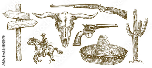Wild West icons