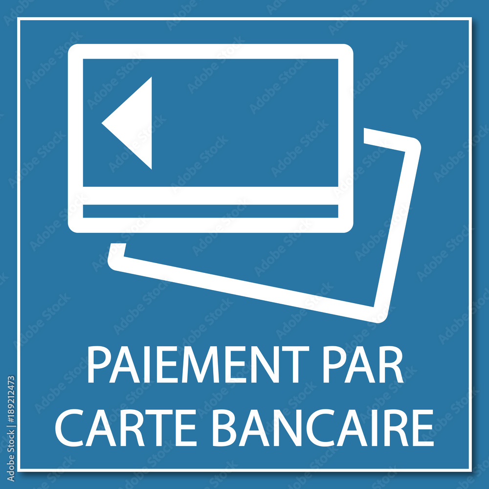 Logo paiement par carte bancaire. Logo paiement par carte bancaire.