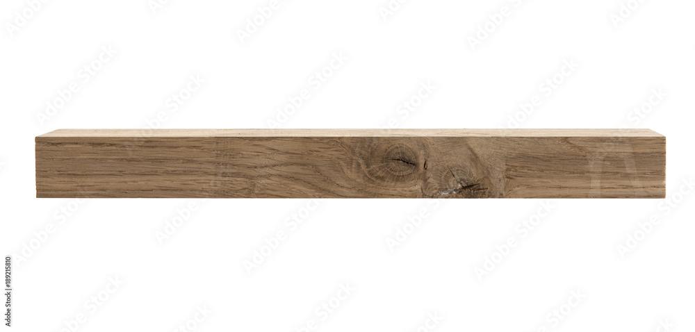 Obraz premium drewniany pasek na białym tle
