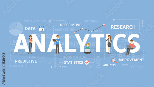 Analytics concept illustration.