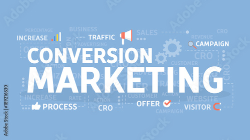 Conversion marketing concept.