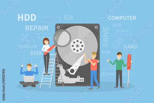 Hard disc repair.