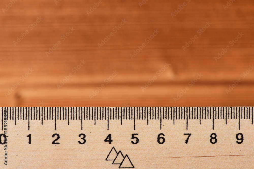 Simple ruler with indicators in form of centimeters. Simple ruler with indicators in form of centimeters.