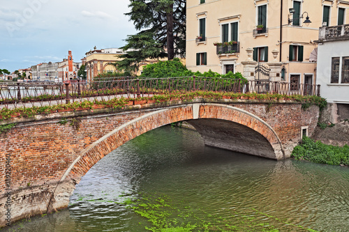 Adria, Rovigo, Veneto, Italy: ancient bridge in the old town of the city near the Po Delta Park photo