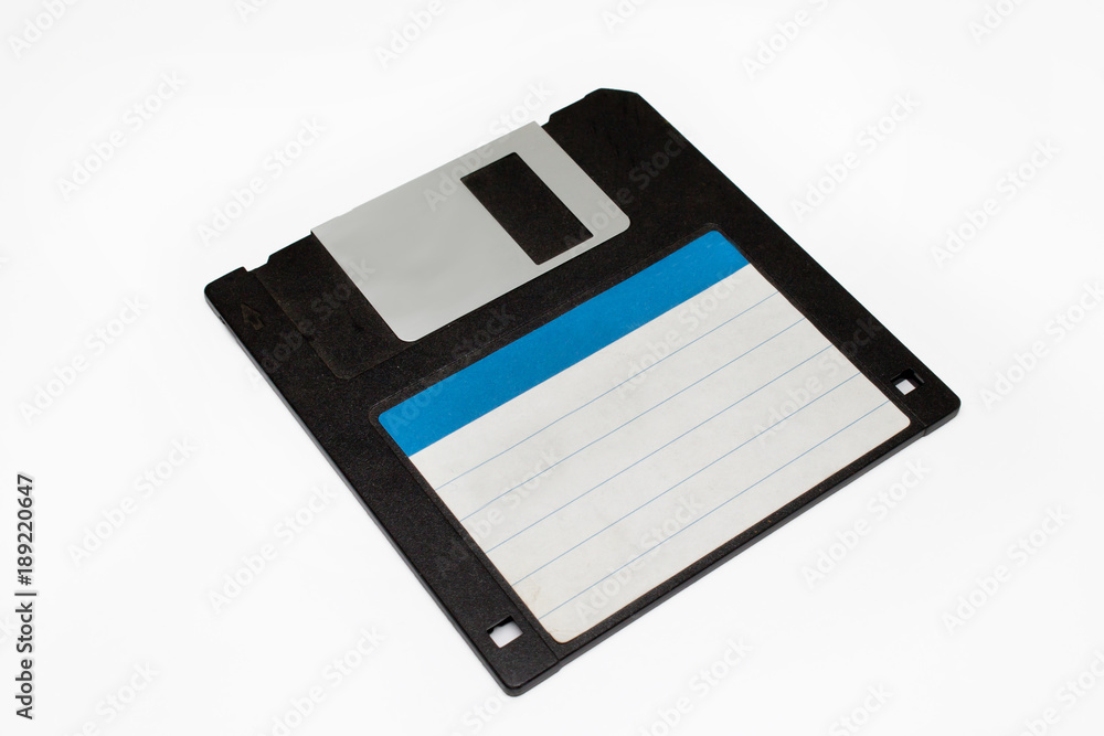 floppy disk on white background floppy disk on white background