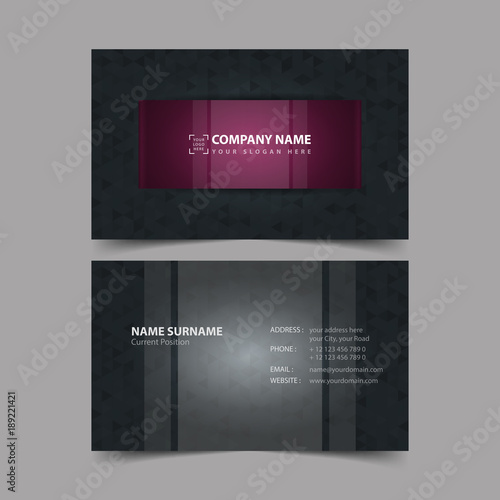 Business Card Design Template.
