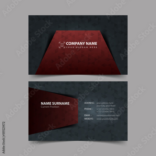 Business Card Design Template.