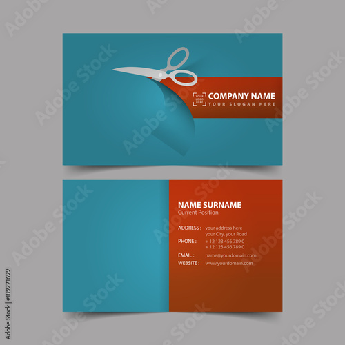 Business Card Design Template.