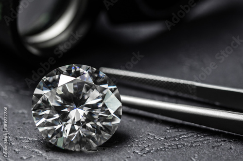 Diamond big carat luxury background photo