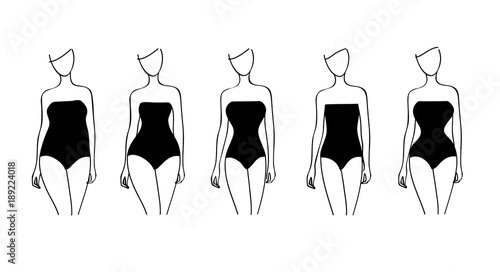 Woman body types.