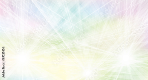 Vector colorful background with rays and lights.