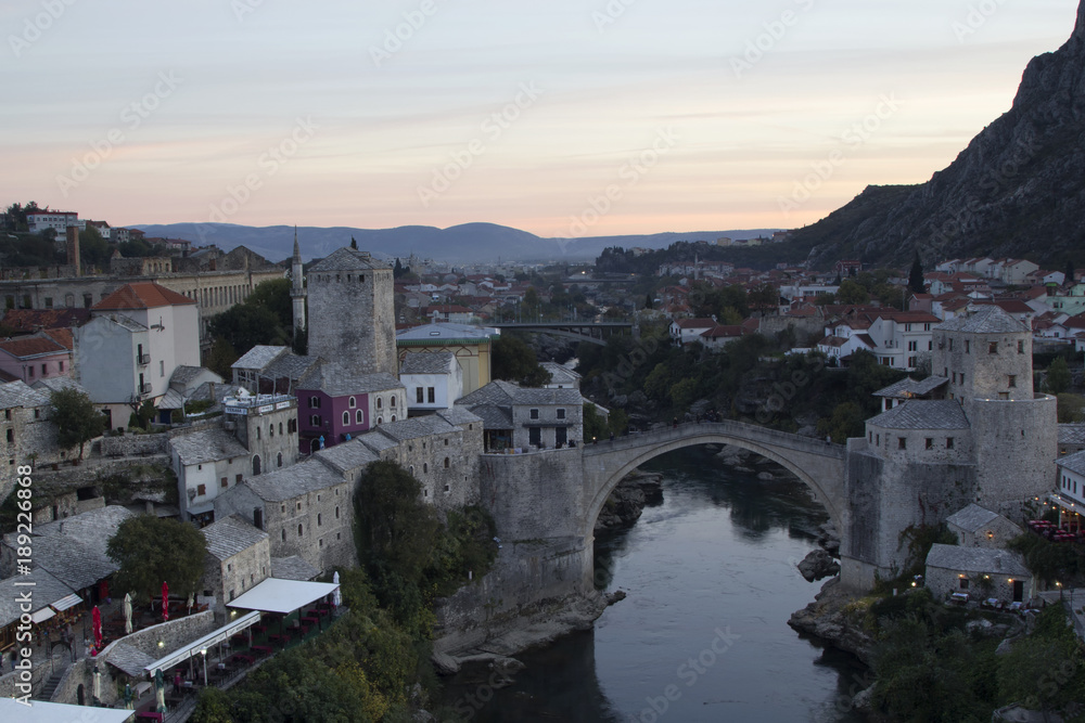 The old stone bridge. Mostar, Bosnia and Herzegovina