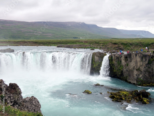 Iceland Godafoss waterfall 2017
