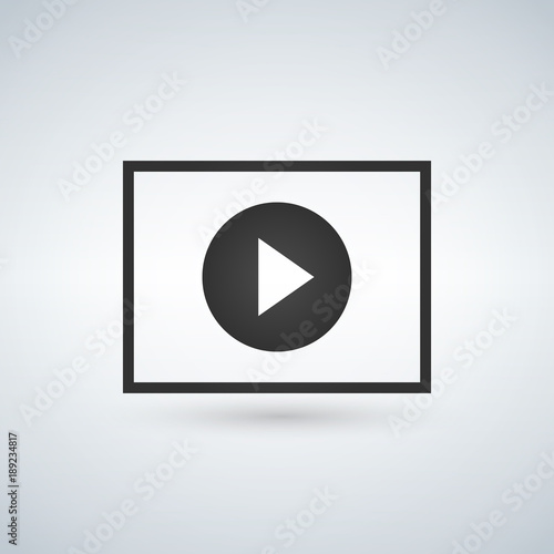 Free Download Play circle button in square - GFXLoad
