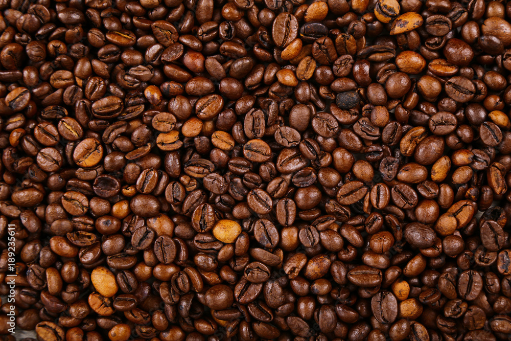 Coffee beans, Grains of coffee background, texture Coffee beans, Grains of coffee background, texture