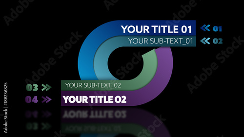 Corporate Circular Infographic Titles