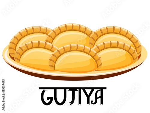 Indian gujiya,sweet dumplings