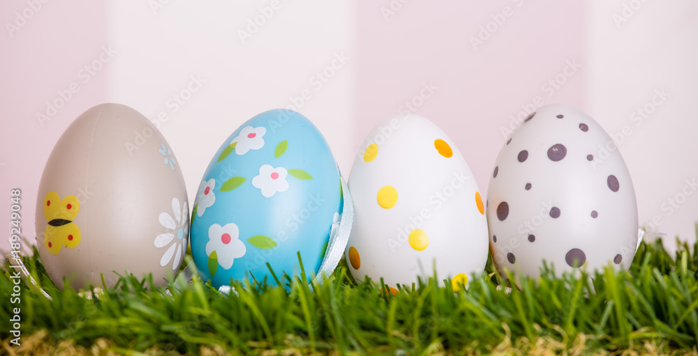 colorful easter eggs