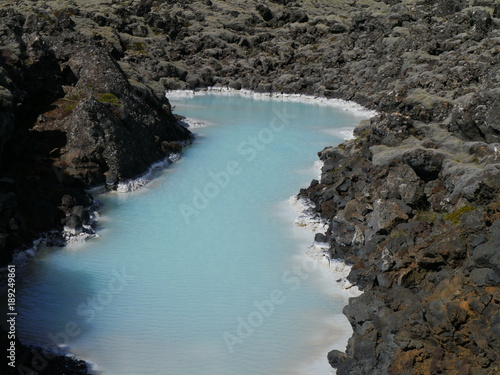 Silizium im Wasser von Island