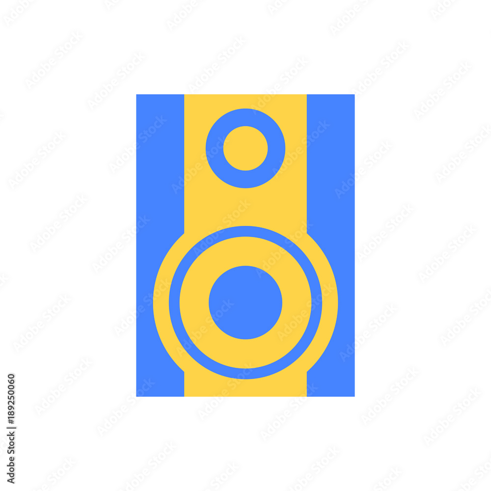 Icon acoustic music sound speaker Icon acoustic music sound speaker