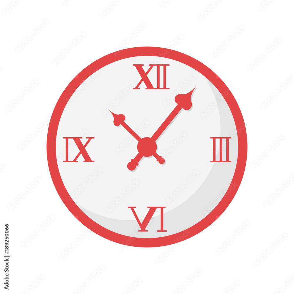 Icon retro wall clock Icon retro wall clock
