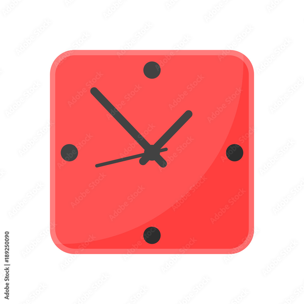 Icon modern wall clock Icon modern wall clock