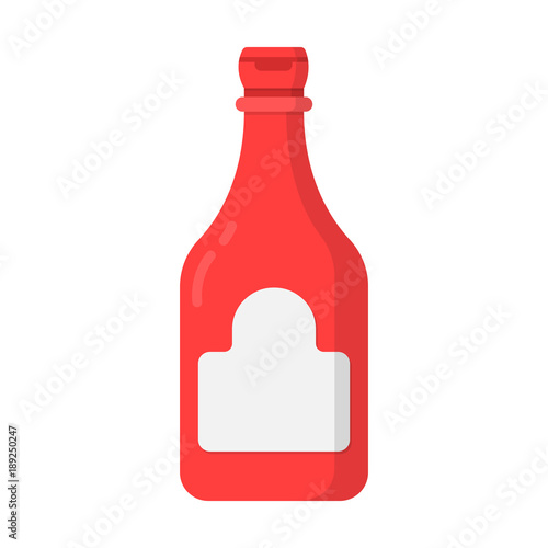 plastic bottle of ketchup