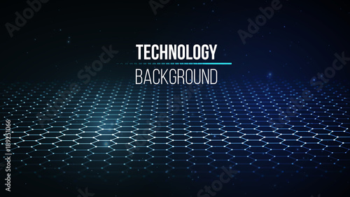 Abstract technology background. Background 3d grid.Cyber technology Ai tech wire network futuristic wireframe. Artificial intelligence . Cyber security background Vector illustration